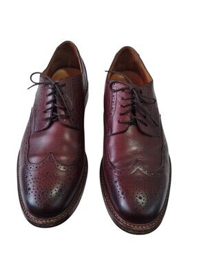 Beckett Simonon Kent Wingtips Leather Shoes Men's 11 Dress Lace Up